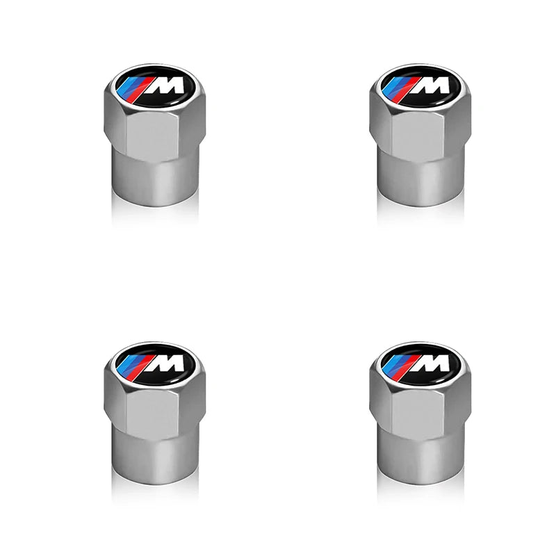 4pcs car wheel tire metal valve cover