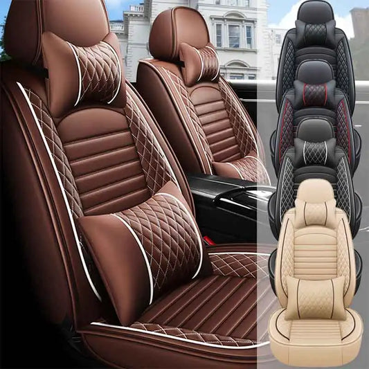 5-Seats PU Leather Car Seat Covers