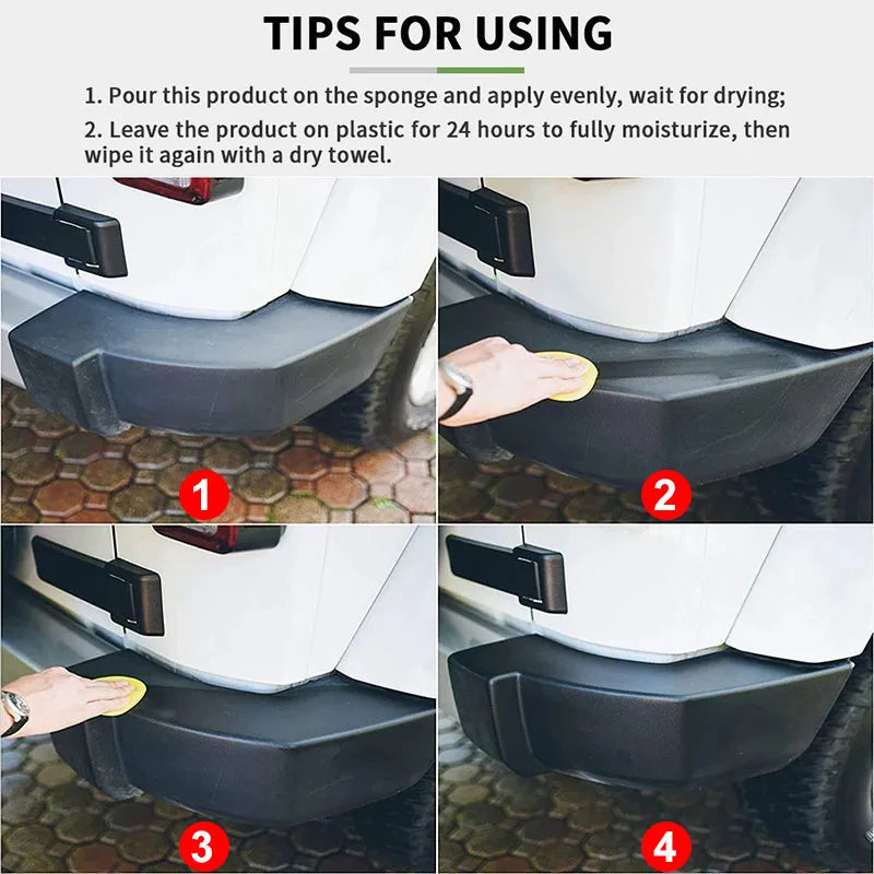 Car Plastic Restorer Cleaning Polish