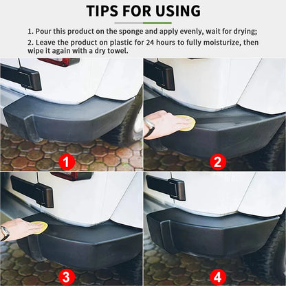Car Plastic Restorer Cleaning Polish