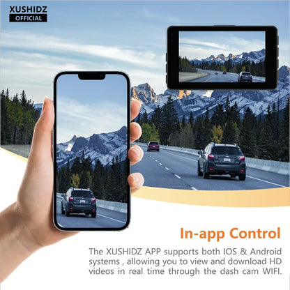 2K WIFI Car Dash Cam