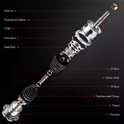 Rear CV Axle Shaft Assembly