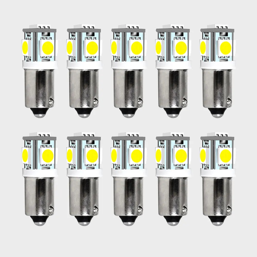 Ultra Bright BA9S 5050 5SMD LED Bulbs – Turn Signal, Dome, Brake, Reverse, Interior & Clearance Lights