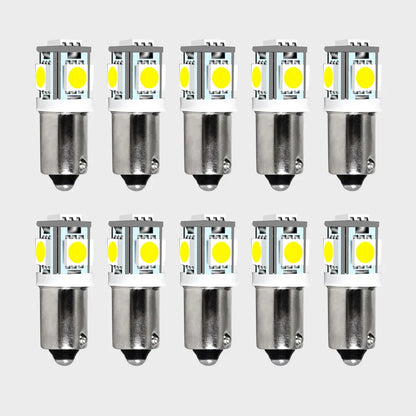 Ultra Bright BA9S 5050 5SMD LED Bulbs – Turn Signal, Dome, Brake, Reverse, Interior & Clearance Lights