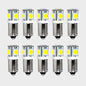 Ultra Bright BA9S 5050 5SMD LED Bulbs – Turn Signal, Dome, Brake, Reverse, Interior & Clearance Lights