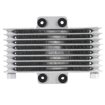 8-Row Transmission Radiator Oil Cooler – Aluminum Alloy Condenser for Motorcycle, ATV, Moto, Engine Cooling System