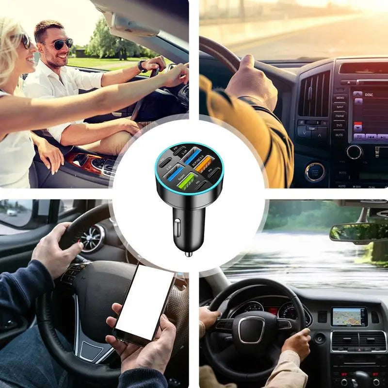 USB Adapter Phone Charger With Multi-Port