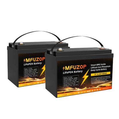 Lithium 12V 100Ah Rechargeable Battery – High-Capacity, Long-Lasting Power