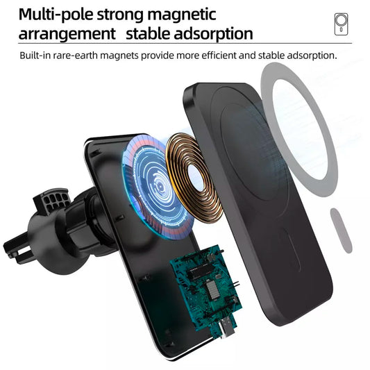 Wireless Magnetic Charger phone Holder