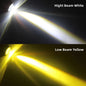 1pc Motorcycle Headlight BA20D H4 LED Bulbs