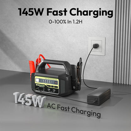 24V 6000A Peak Jump Starter for Cars and Trucks