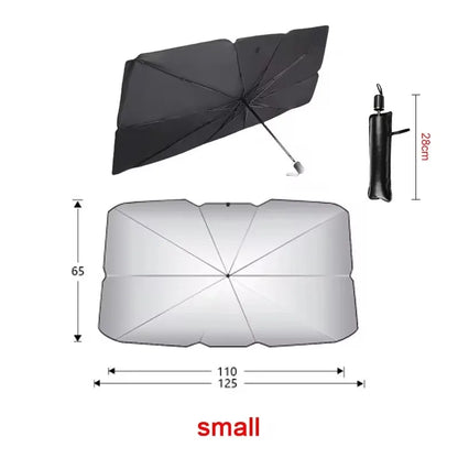 Car Sunshade Umbrella – Windshield Protection Against Sun & Heat