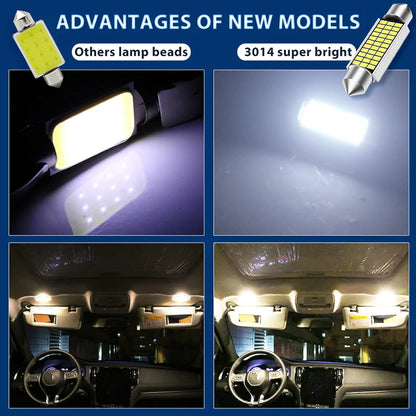 1x C10W C5W LED Canbus Festoon Bulb (31mm–42mm) – Interior & License Light